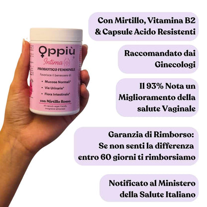 Oppiù Intima - Probiotico Vaginale