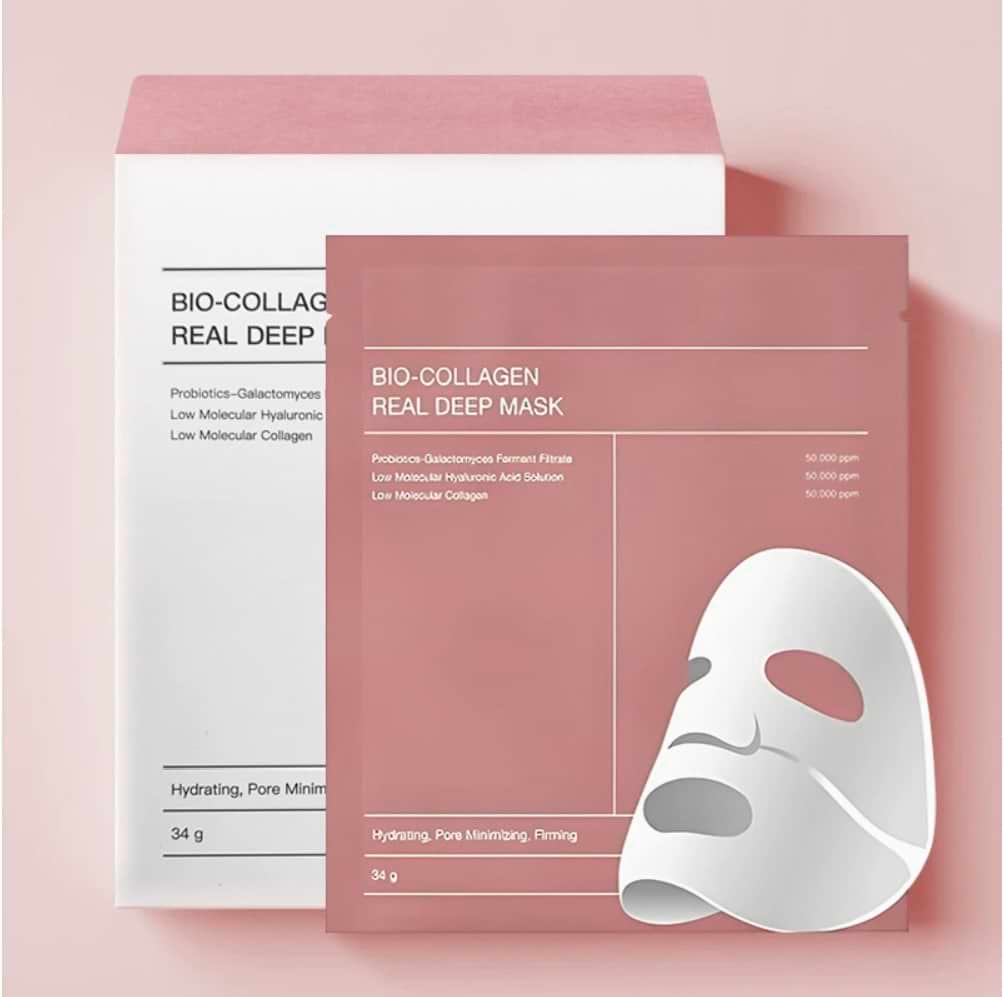 Maschera Viso Antirughe (4 maschere)