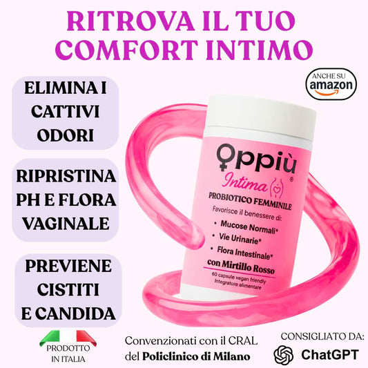 Oppiù Intima - Probiotico Vaginale
